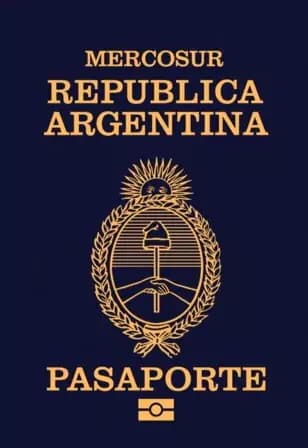 Argentine passport cover