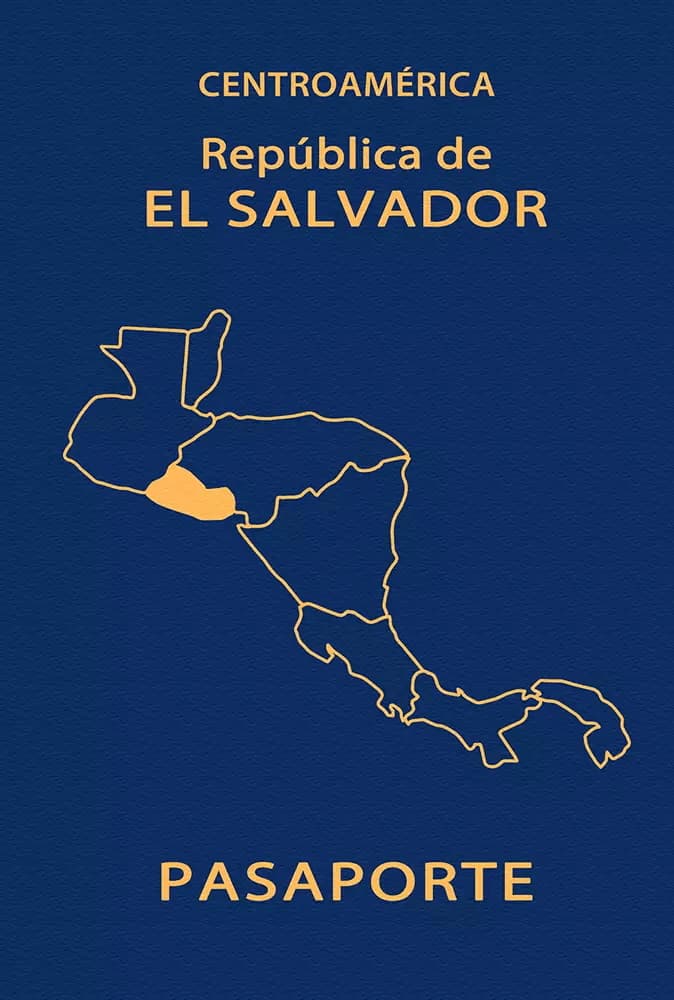 El Salvador Freedom Passport cover